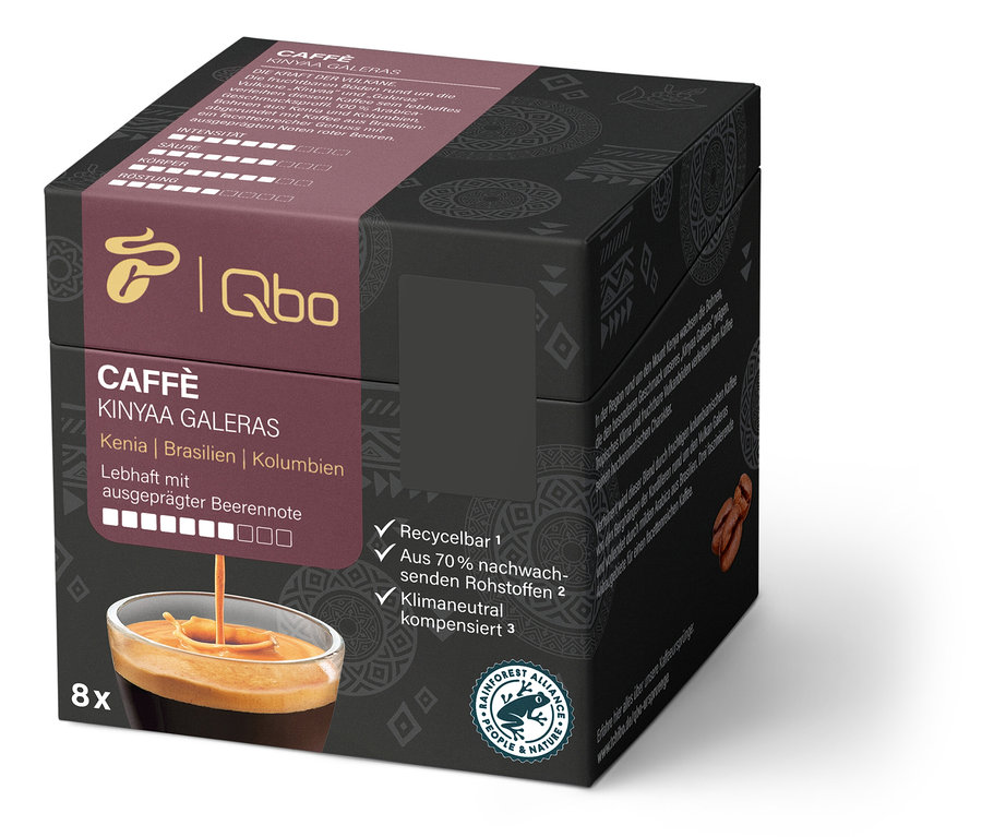 Qbo Caffè KINYAA GALERAS – 8 Kapseln