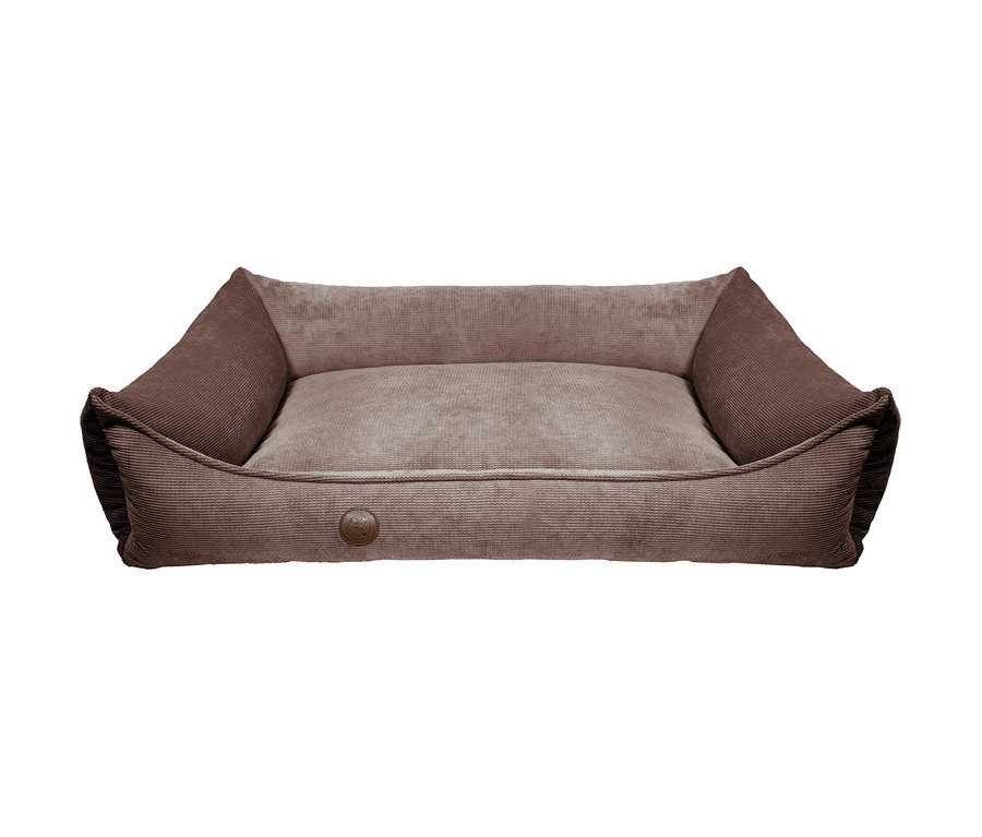 Braunes orthopädisches Hundebett »Lounge«, 100 x 23 x 80 cm.