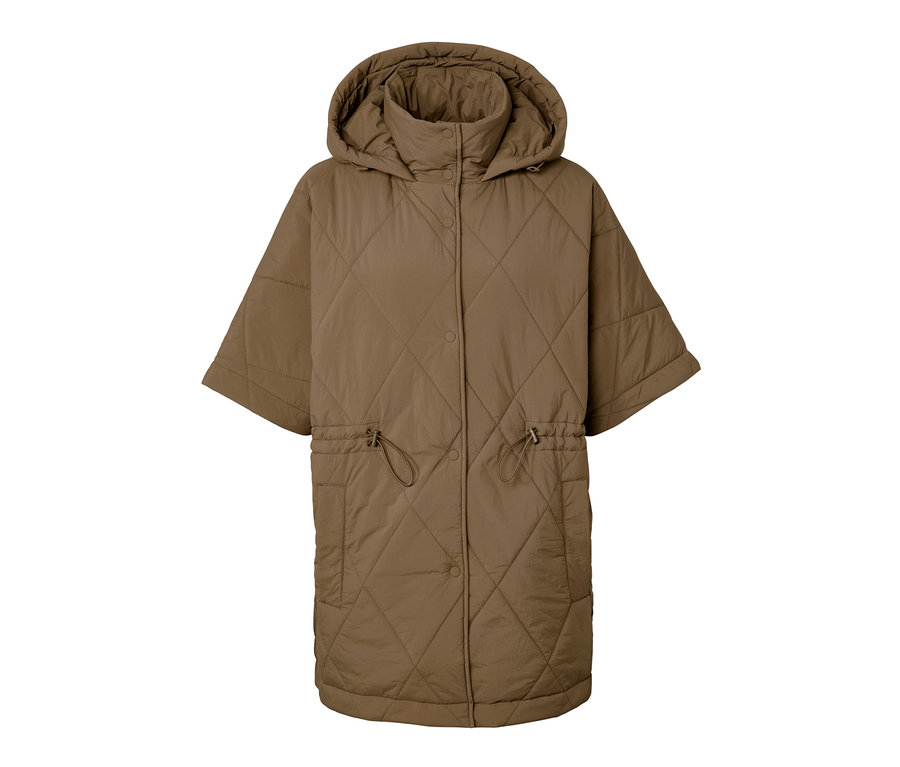 Kapuzen-Stepp-Poncho.