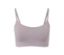 Ein graues Seamless-Bustier mit Spitze.