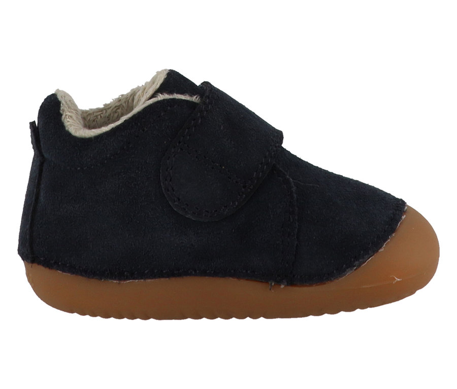 Ein marineblauer LURCHI "Willow" Schuh.