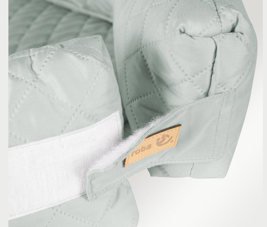 Detail der grünen Roba 3-in1-Babylounge.