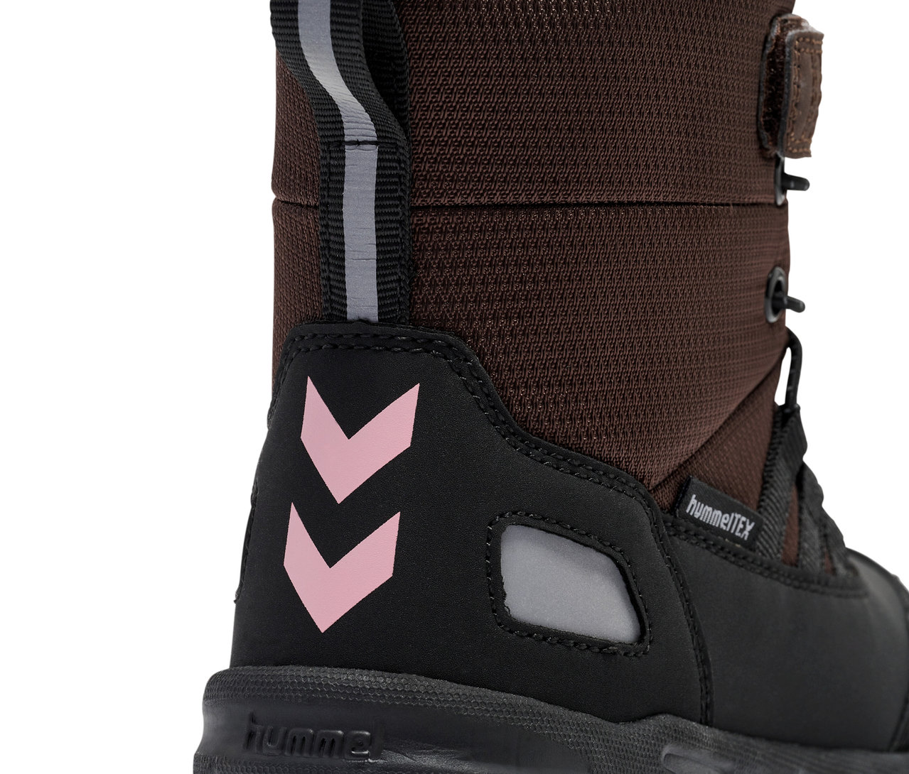 Detailansicht des HUMMEL Snow Boot Tex, rosa.