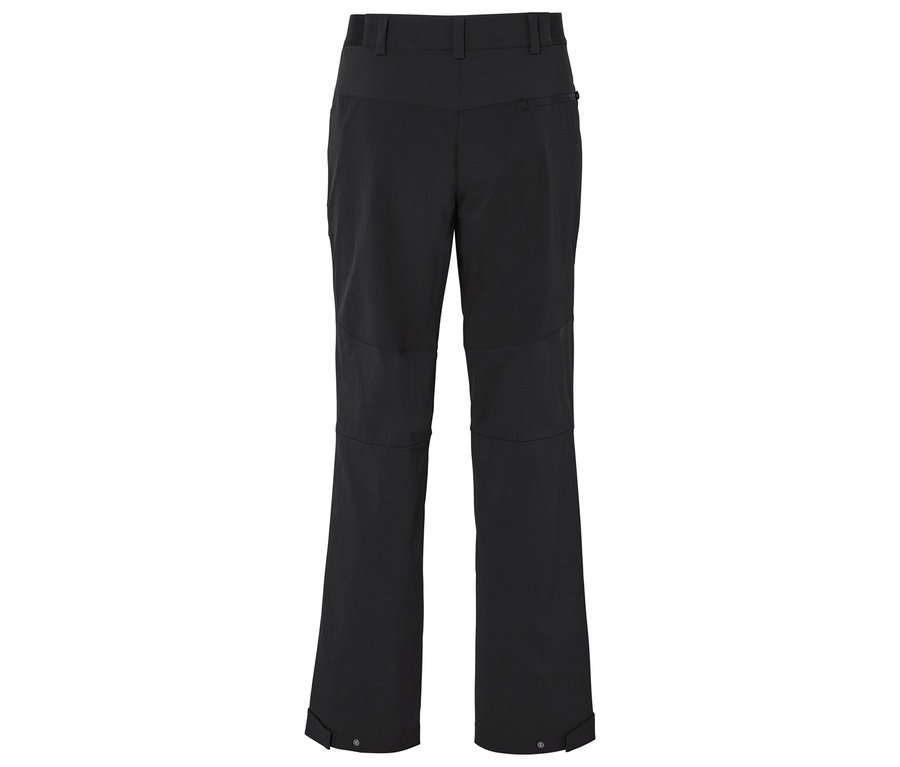 Schwarze Reißverschluss-Hose