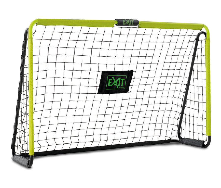 Leeres EXIT Fußballtor »Tempo 1800« mit Netz.