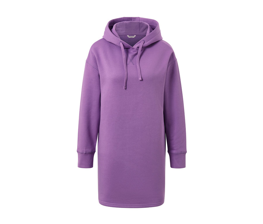 Langes Kapuzensweatshirt.