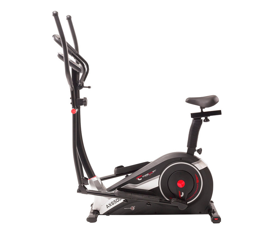 Christopeit Hybrid Crosstrainer 2-in-1 »AX 6500« in Schwarz und Silber.