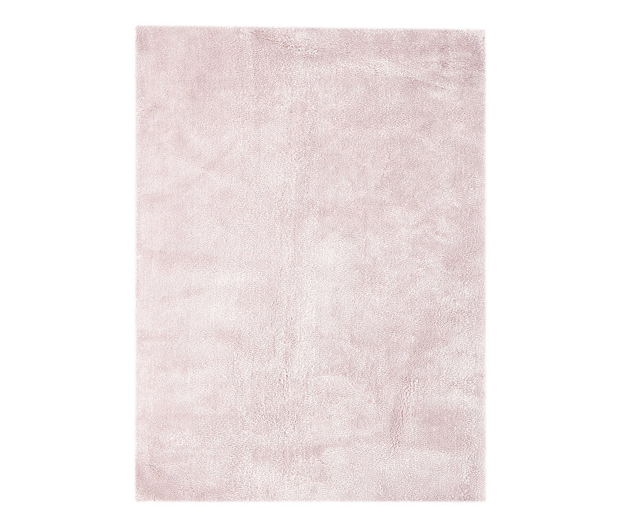 Nahaufnahme von Kayoom Bali 110 Hochflorteppich in Hellrosa.