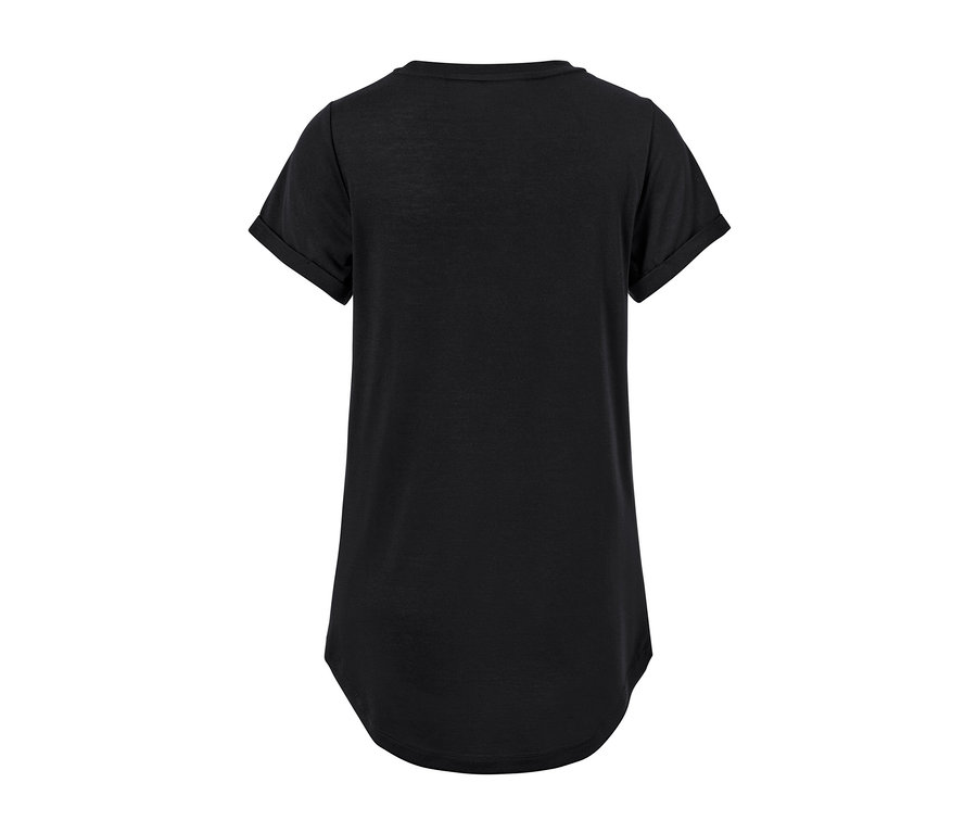 Schwarzes Longshirt.