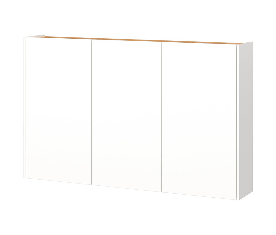 Weißer Mehrzweckschrank »Libbiano« mit drei Türen.