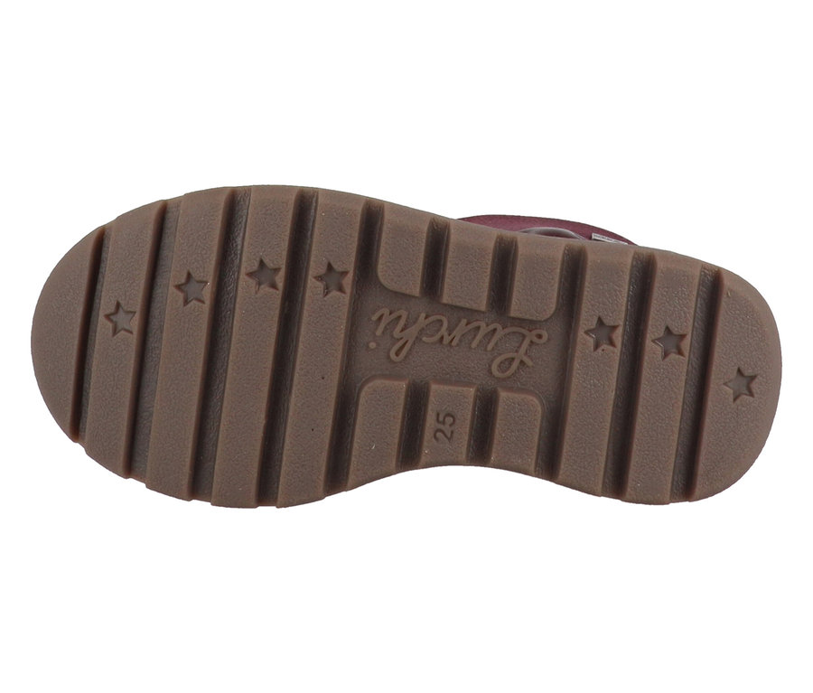 Sohle des violetten LURCHI »Romisha-TEX« Schuhs.