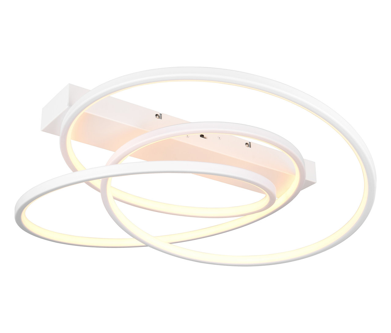 Weiße Trio LED-Deckenleuchte »Darvin« mit kreisförmigem Design.