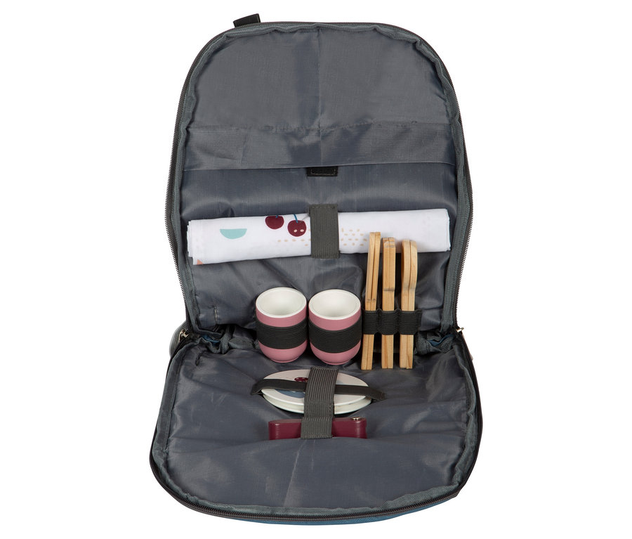 Offener small foot Picknickrucksack »tasty« mit Ausstattung.