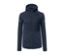 Blaue Thermojacke.