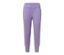 Eine lila 3/4-Sporthose.