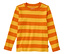 Das JAKO-O Streifenshirt ist gelb-orange.