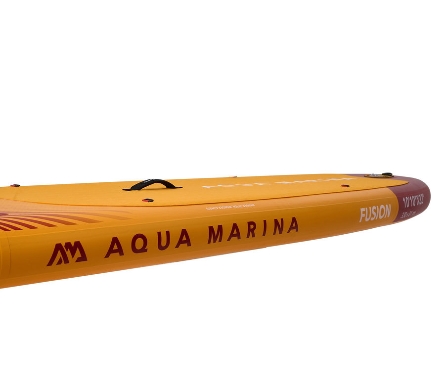 Detailansicht eines gelben Aqua Marina SUP Board »Fusion« 10'10".