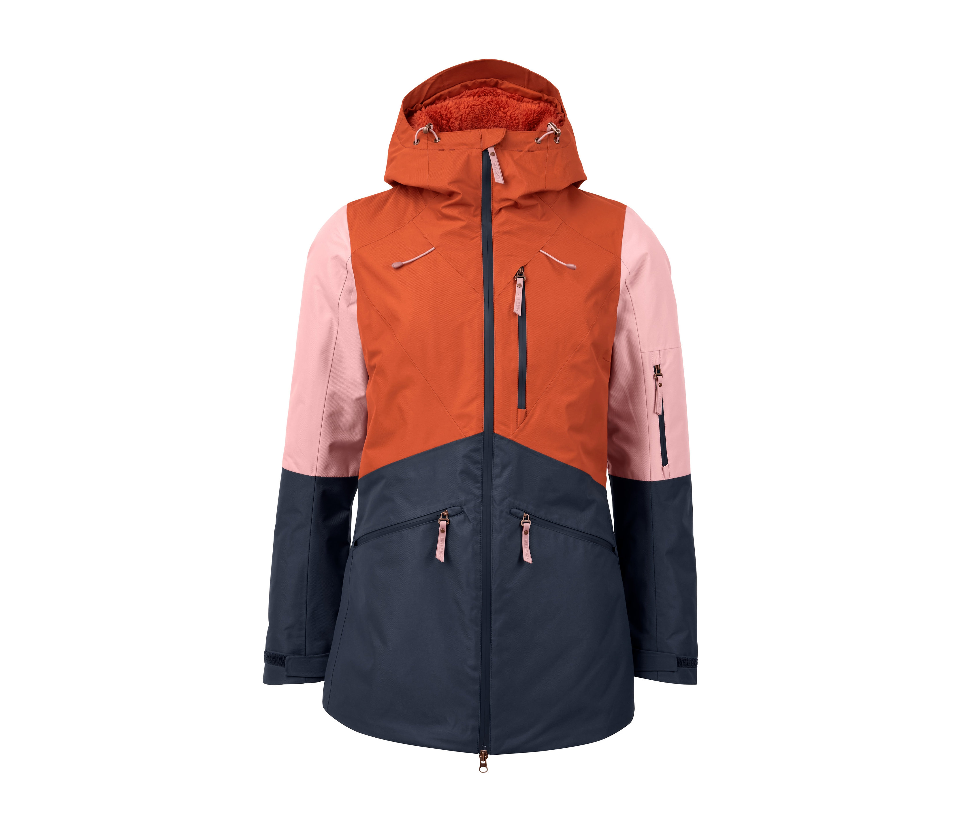Ski- und Snowboardjacke im Colorblocking-Design.