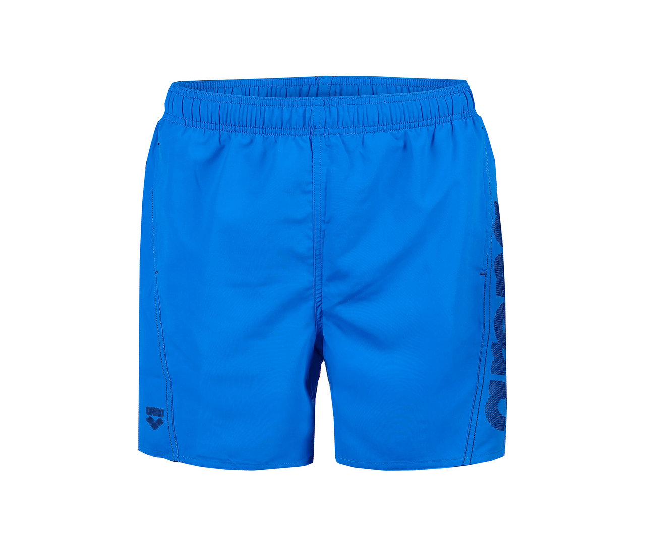 Blaue arena Badeshorts Fundamentals Logo.