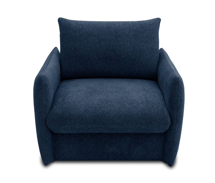 Blaues DOMO collection Schlafsofa 1-Sitzer »Helsinki«.