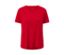 Rotes Sportshirt mit Allover-Muster.