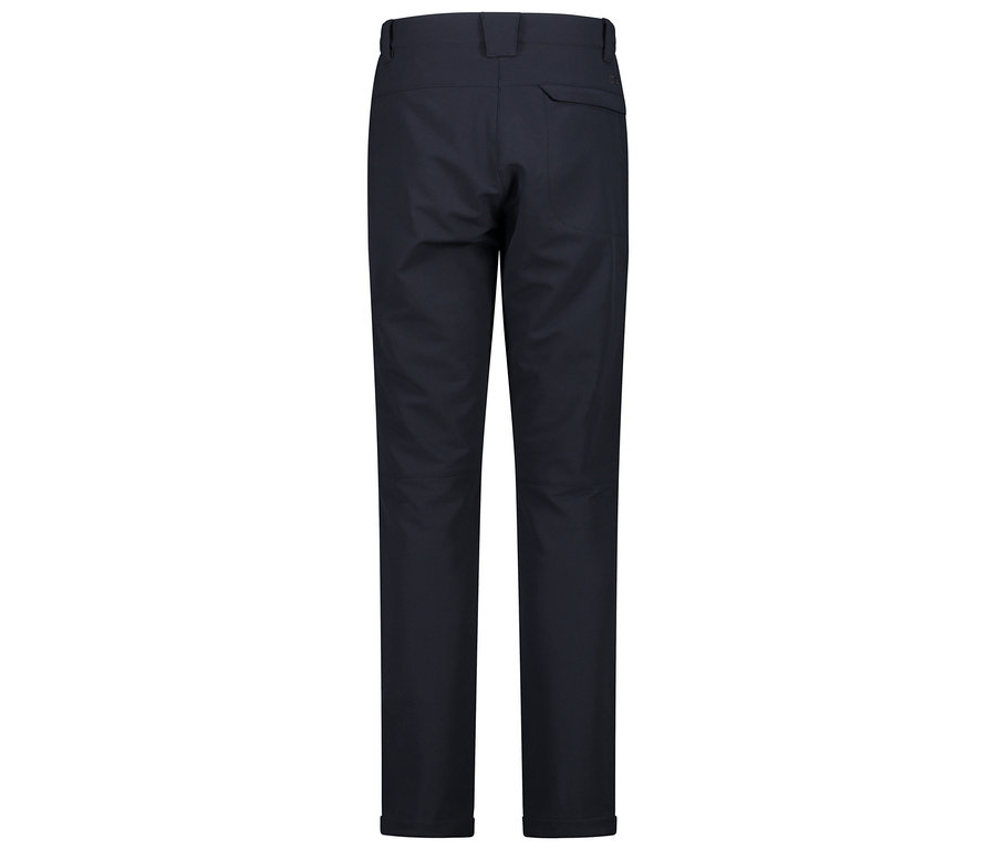 Dunkelblaue Hose von hinten.