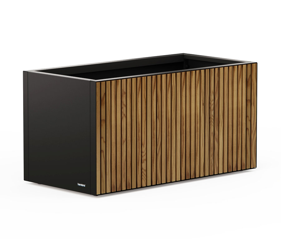 Herstera Garden Pflanzkasten, ca. 50 x 50 x 100 cm, aus Holz.