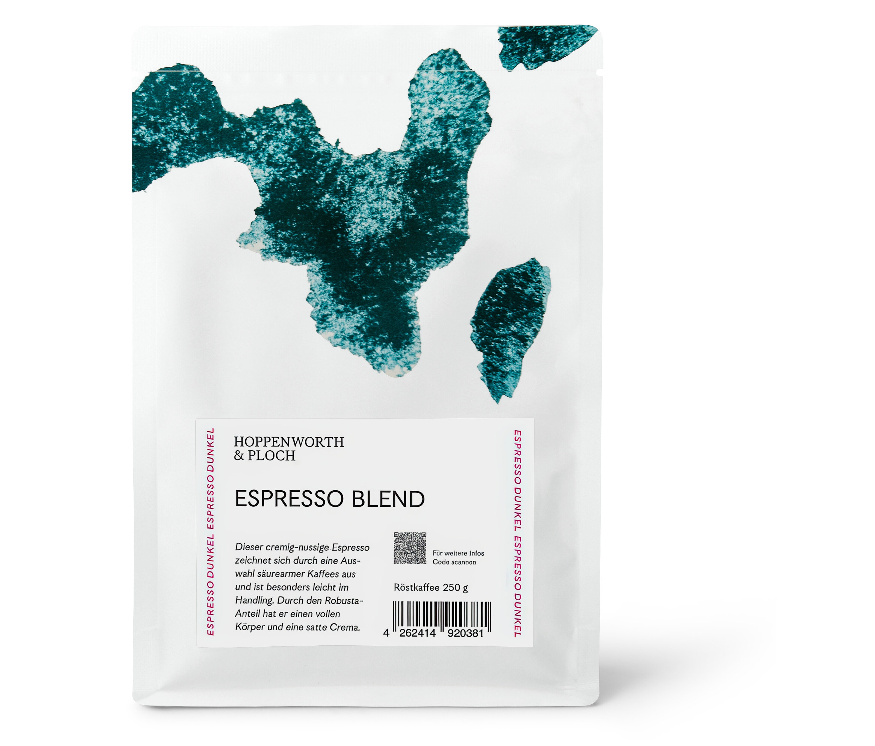 Verpackung Hoppenworth & Ploch - Espresso Blend - 250 g Ganze Bohne.