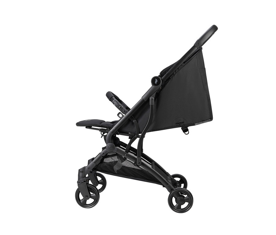 Schwarzer Osann Sportwagen »Vegas« von der Seite.