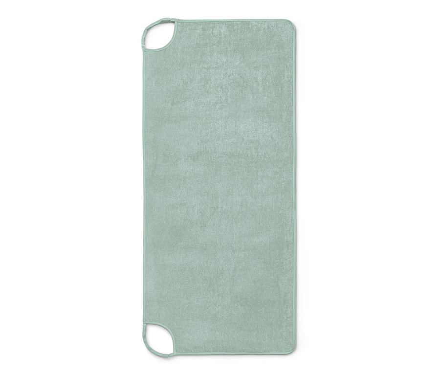 Grünes Handtuch-Kleid.