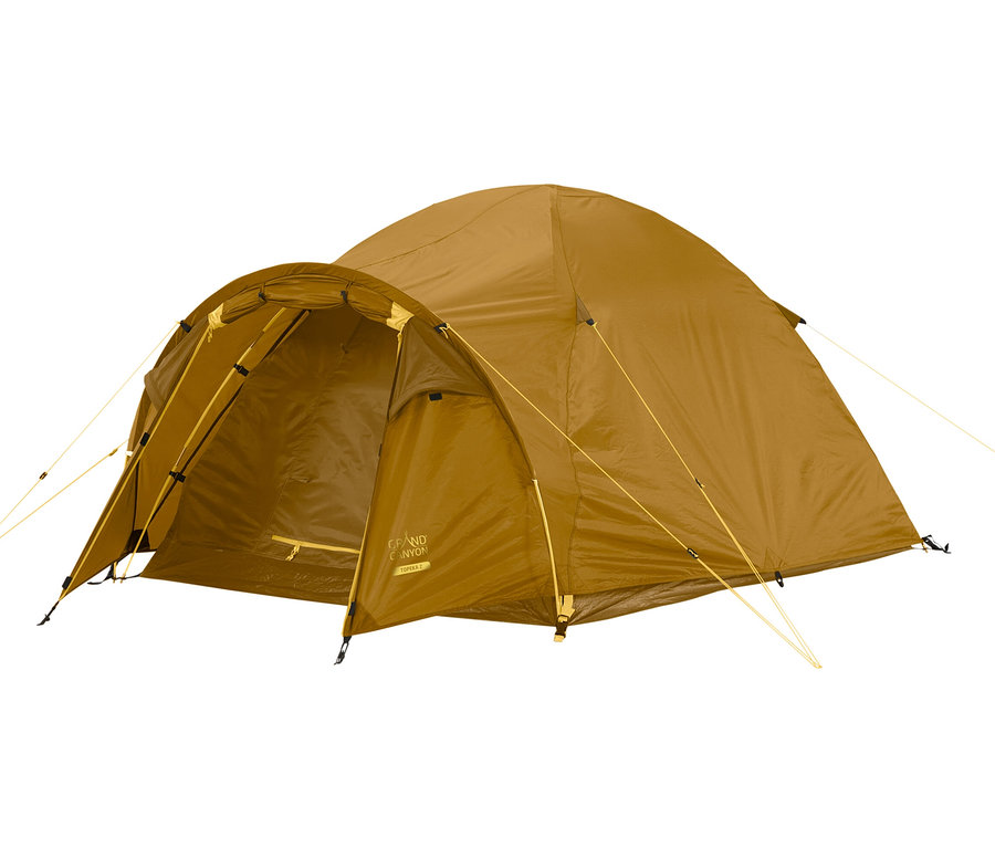 Grand Canyon 2 Personen Kuppelzelt »Topeka 2«, Dried Tobacco.