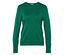 Feinstrickpullover, grün