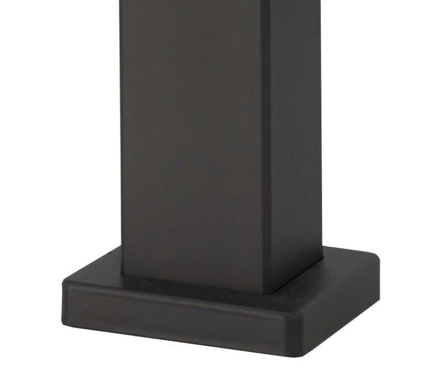 Detail einer anthrazitfarbenen Leco Premium Pergola, 3 x 4 m, inkl. 2 Seitenwänden.