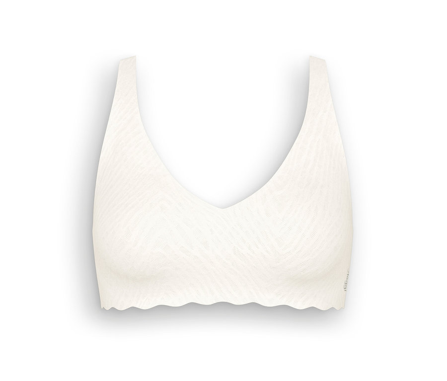 sloggi ZERO Feel Bliss Soft Bra, silk white.