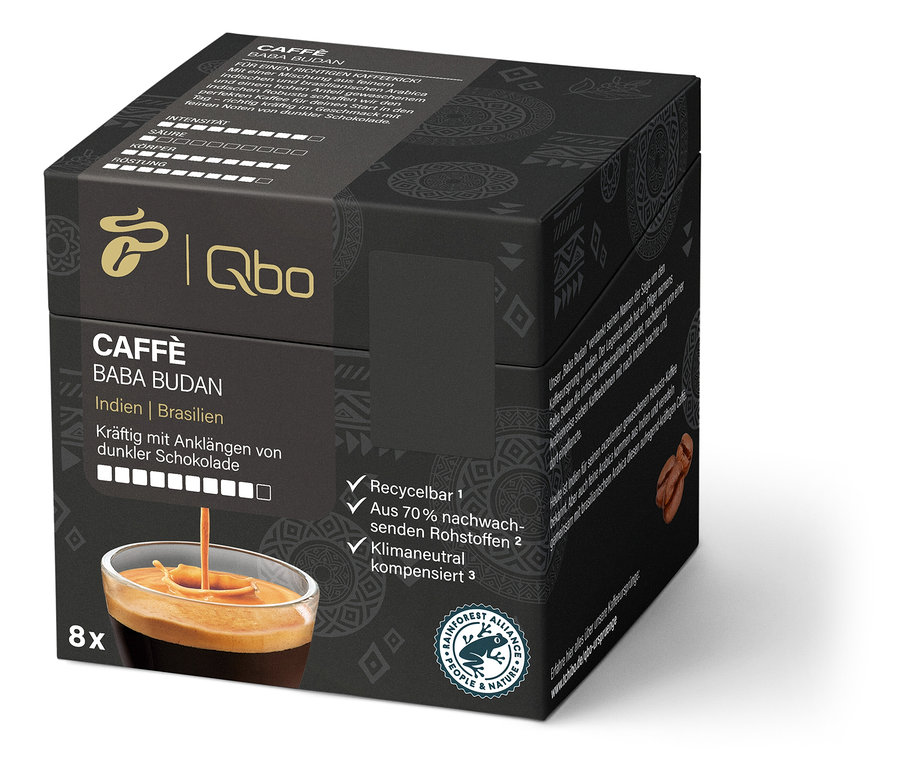 Qbo Caffè BABA BUDAN – 8 Kapseln