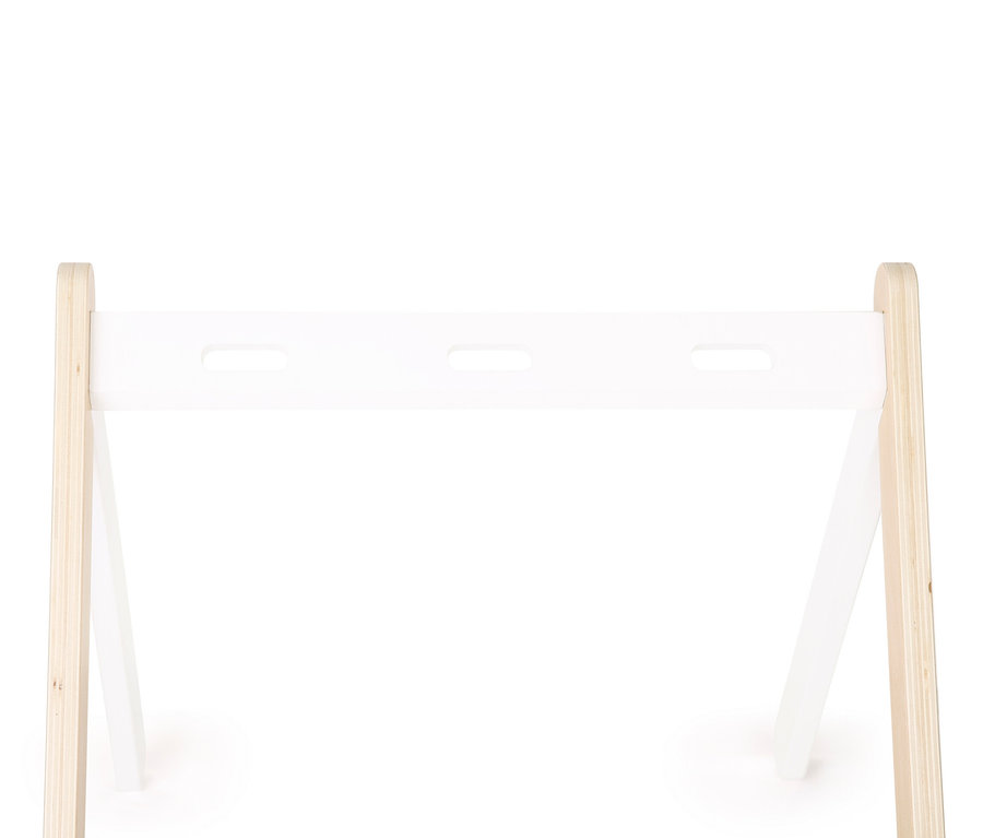 Ein leerer small foot Baby-Spielbogen "Seaside" wird von vorne gezeigt.