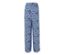 Blaue bedruckte Palazzohose.