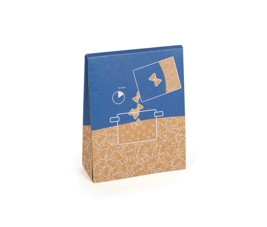 Box mit Grafik, die die Zubereitung von Nudeln darstellt. small foot Gemüse- und Nudel-Set »fresh«