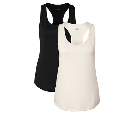 2 Funktionstops, schwarz und weiß