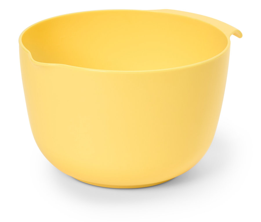 Gelbe Rührschüssel.