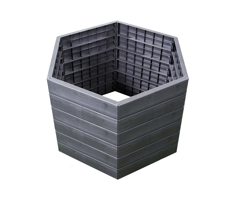 Graues Garantia Ergo Hochbeet »L75«.