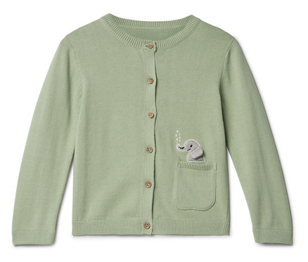 Kinder-Strickjacke mit Applikation