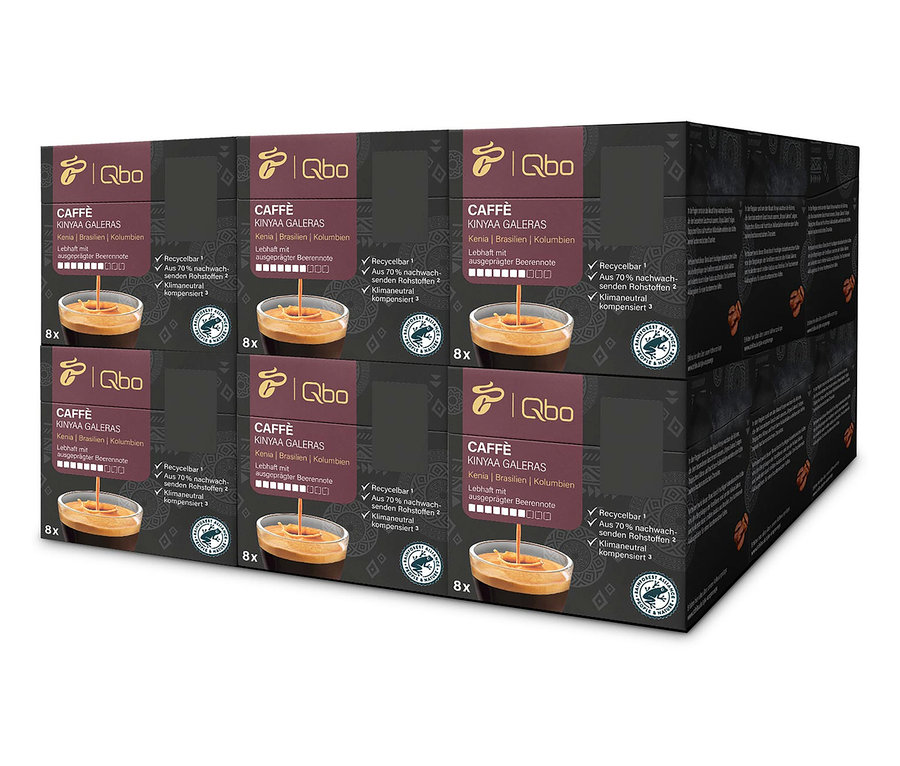 Qbo Caffè KINYAA GALERAS – 144 Kapseln