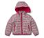Blumenmusterjacke mit Kapuze in Rosa.