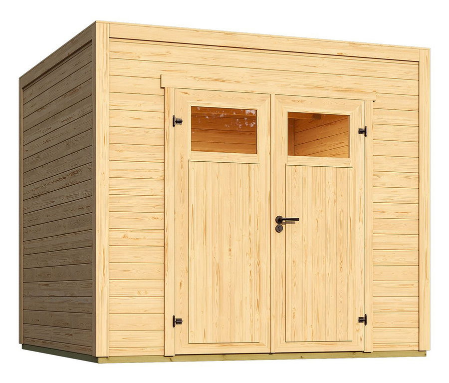 Weka Gerätehaus »Nika« mit 28 mm Wandstärke und Doppeltür.