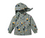 Grau mit Dachs-Alloverprint