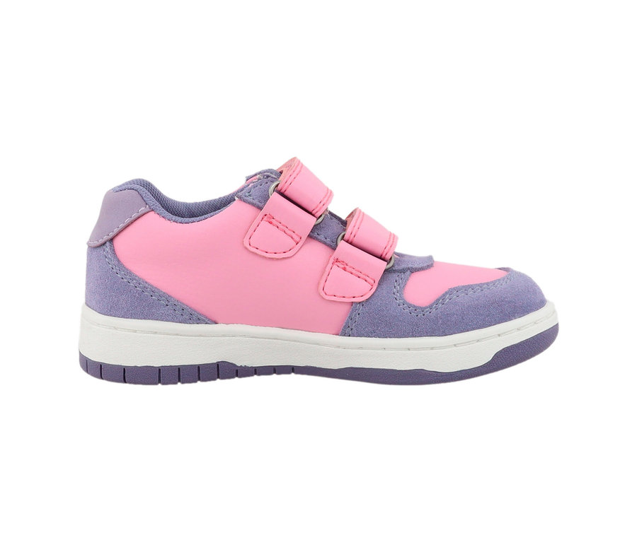 Lila-orangefarbener Lurchi Sneaker.