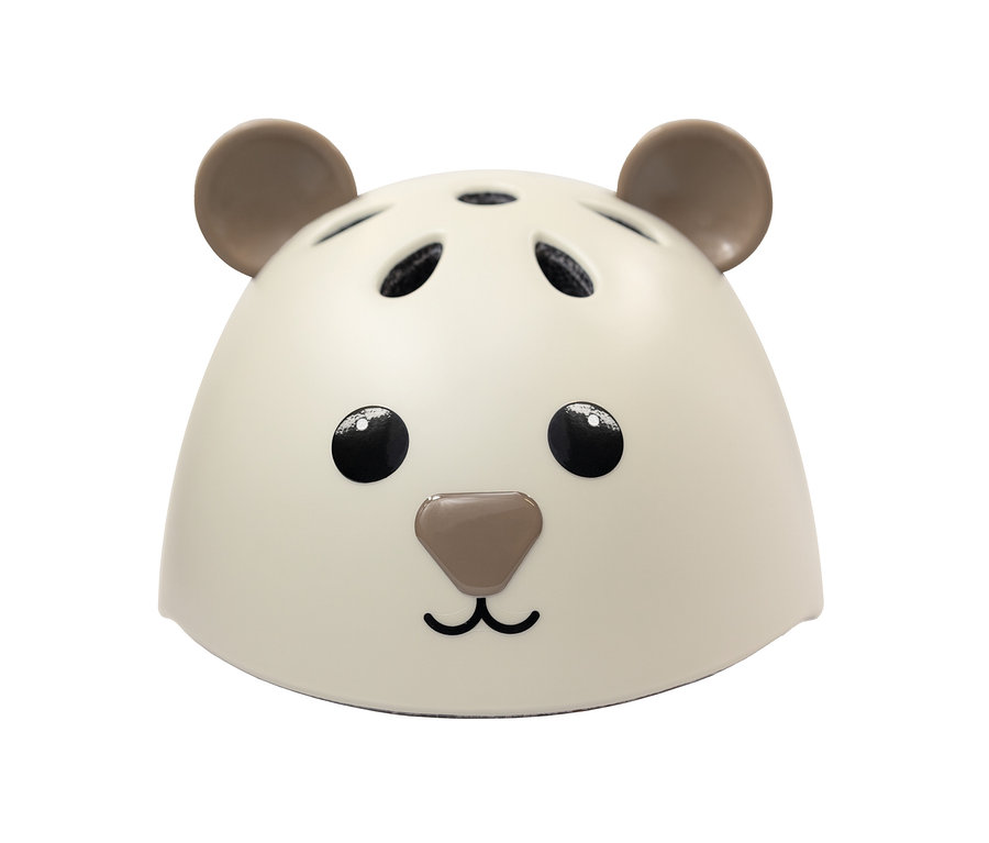 HUDORA Kinderhelm, Beary, 44–47 cm, im Bären-Design.