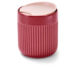 Deckel: rosa<br>Becher: bordeaux