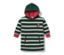Gestreifter Longsweater mit Kapuze.